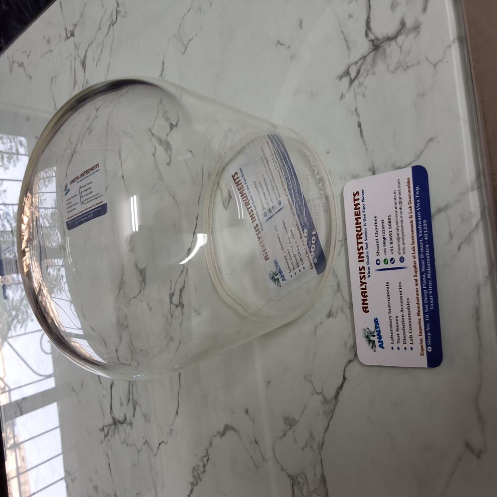 1000ml Clear glass vessel for Electrolab