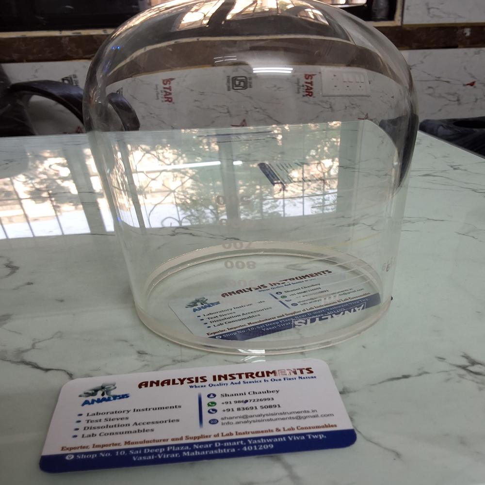 1000ml Clear glass vessel for Electrolab