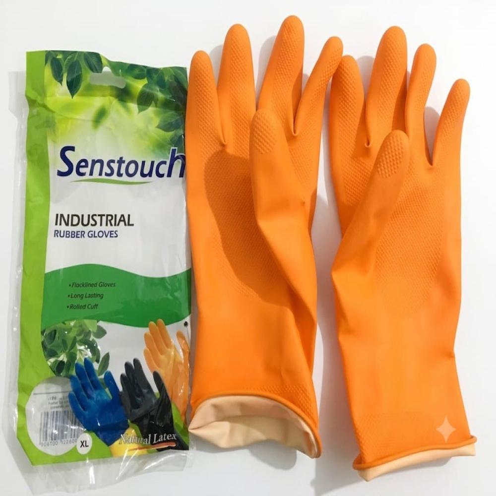 Senstouch Orange Chemical Resistant Gloves