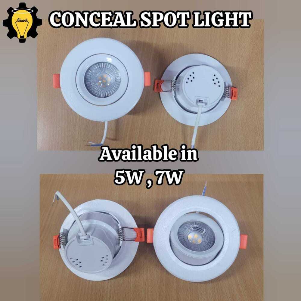 Led Tiltable Cob Light - Color: White