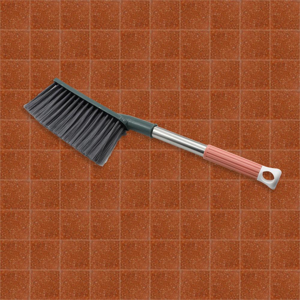 17 Inch Stainless Steel Sofa Cleaner Brush with Long Handle for Carpets &