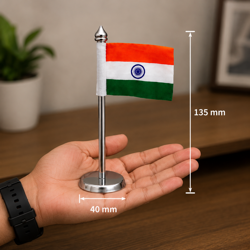Single Pole Table Flag Stand - Color: Customize