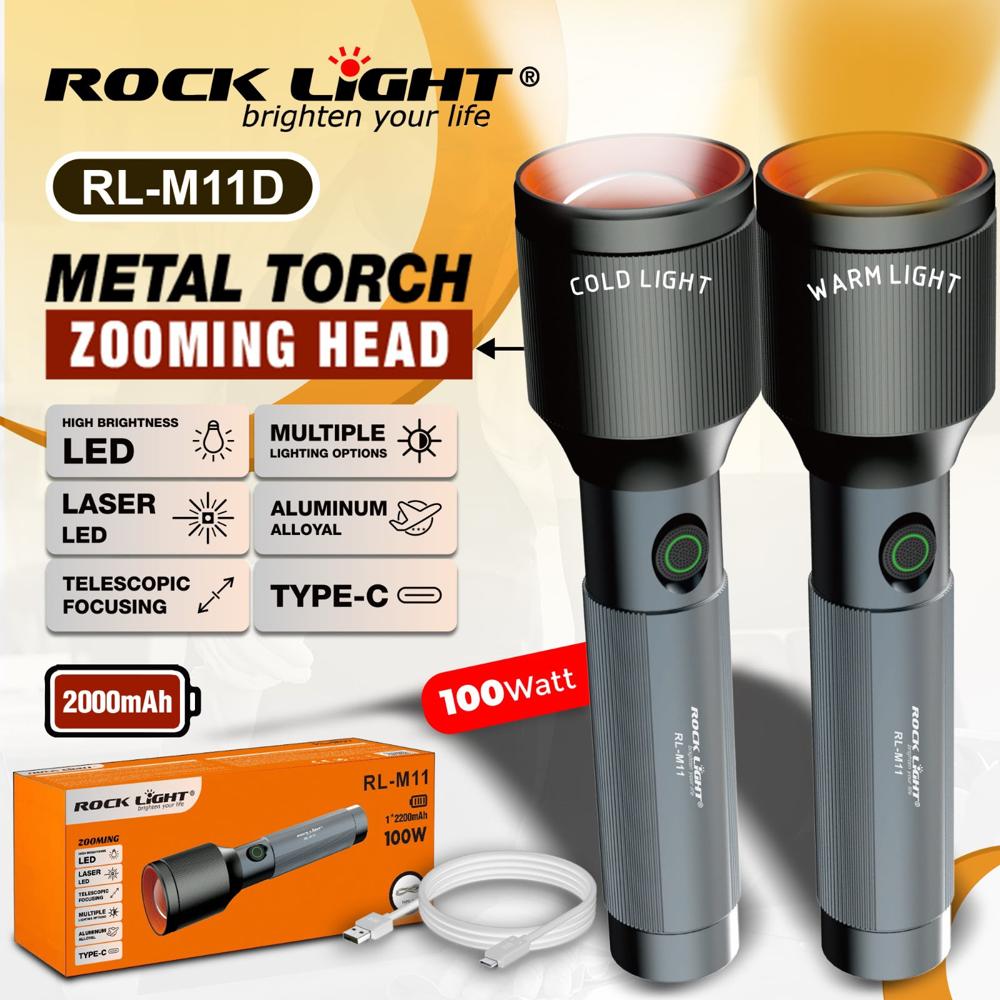 ROCK LIGHT RL-M11D METAL TORCH