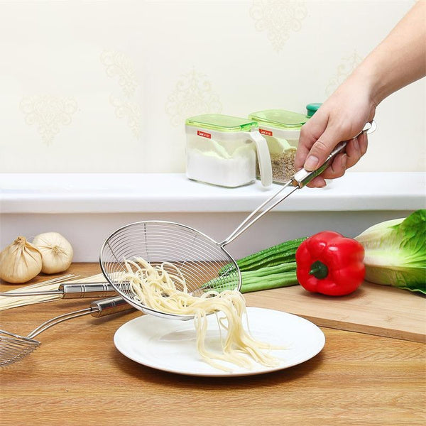 Round Stainless Steel Deep Fry / Mesh Strainer