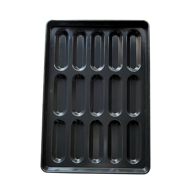 HOT DOG TRAY 15 INDENTS
