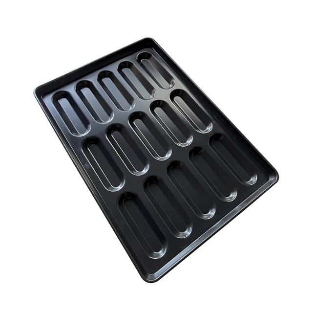 HOT DOG TRAY 15 INDENTS