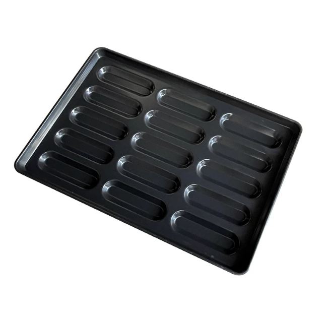 HOT DOG TRAY 15 INDENTS