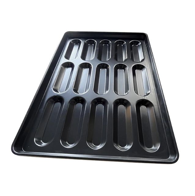 HOT DOG TRAY 15 INDENTS