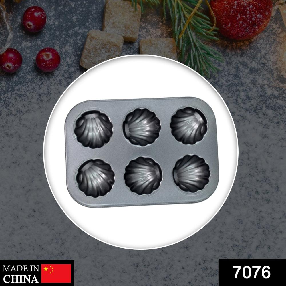 6 Slot Non-stick Muffins Cupcake Pancake Baking Molds - Application: As Per Product Requirement