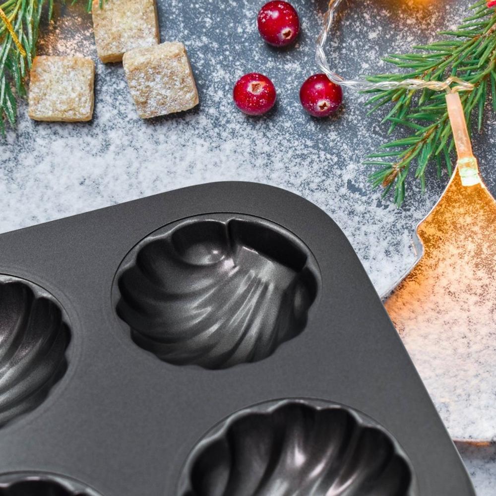 6 slot Non-Stick Muffins Cupcake Pancake Baking Molds