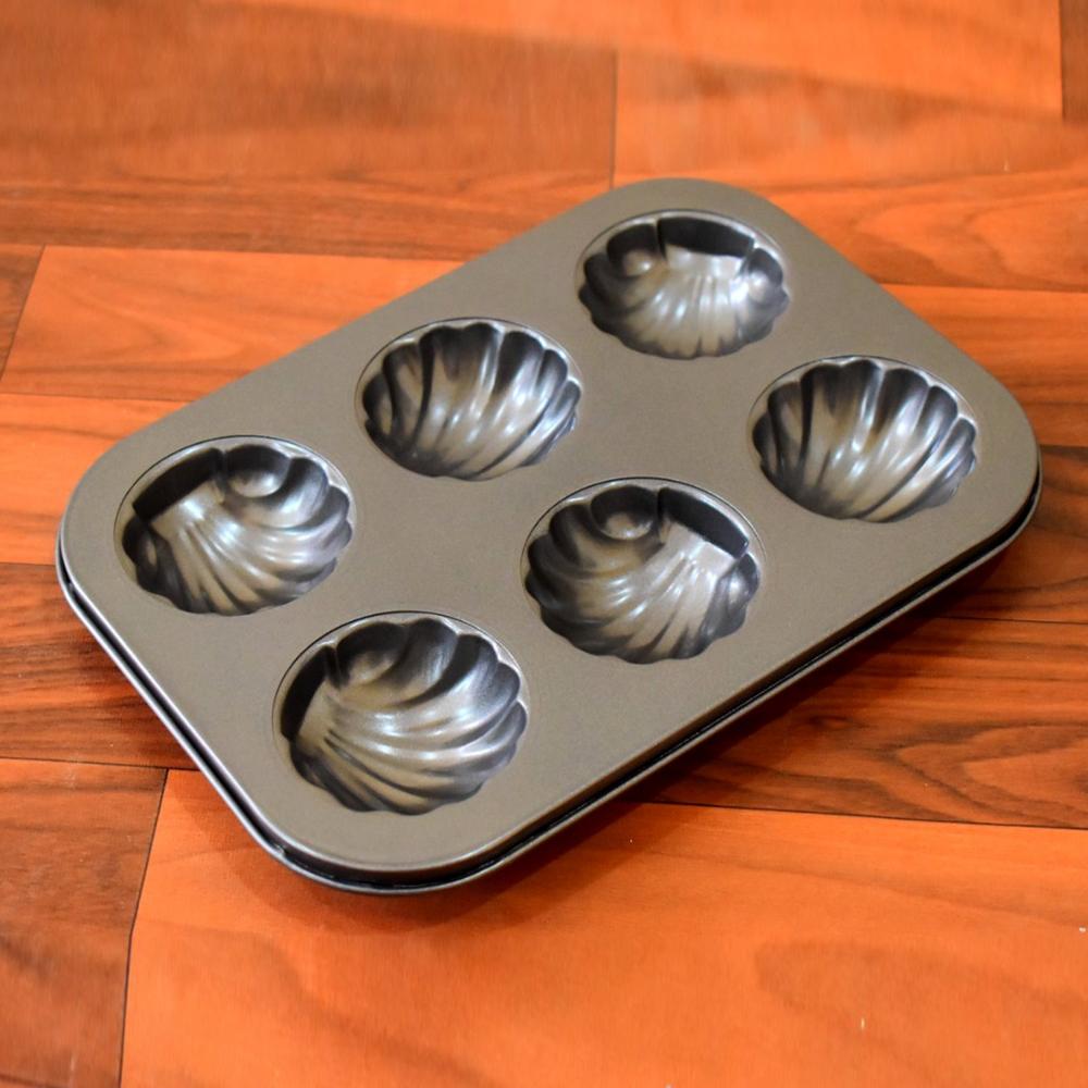 6 slot Non-Stick Muffins Cupcake Pancake Baking Molds