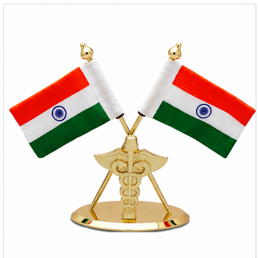 Medical Symbol Table Flag Stand