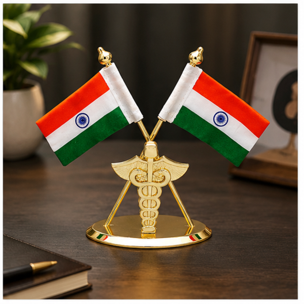 Medical Symbol Table Flag Stand