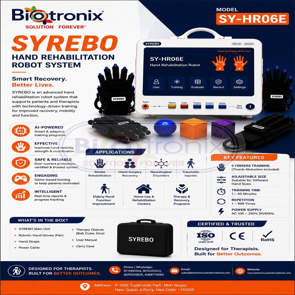 SYREBO C12 Finger Flexion Extension Training Glove