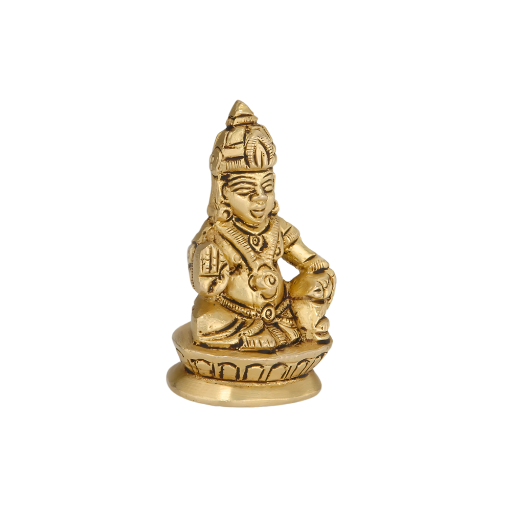 Brass Old Idol - Color: Golden