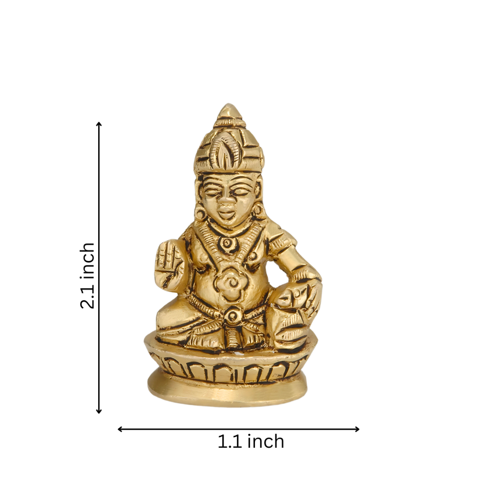 Brass Old Idol - Color: Golden