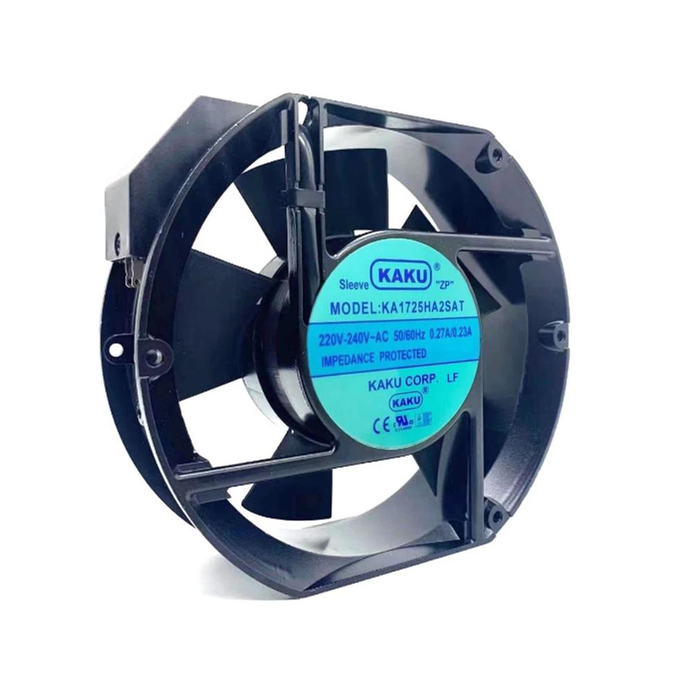 KAKU KA1725HA2SAT 220/240V AC 0.27/0.23A 17251mm Ball Bearing Industrial Axial Cooling Fan