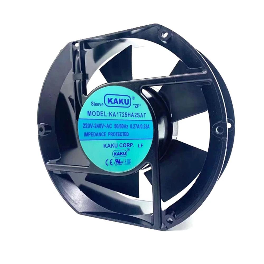 KAKU KA1725HA2SAT 220/240V AC 0.27/0.23A 17251mm Ball Bearing Industrial Axial Cooling Fan