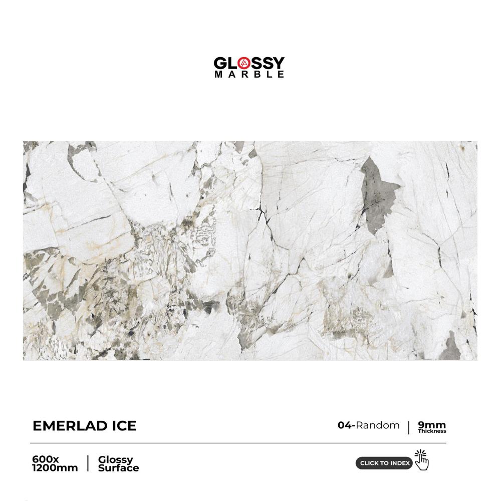 Elegant White Glossy Vitrified Tile
