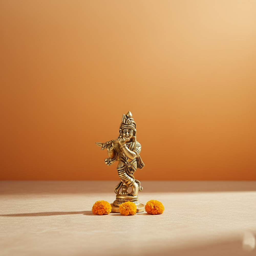 Brass Murti - Color: Golden