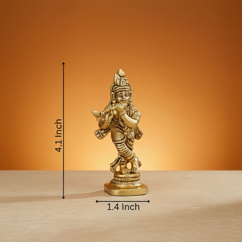 Brass Murti - Color: Golden