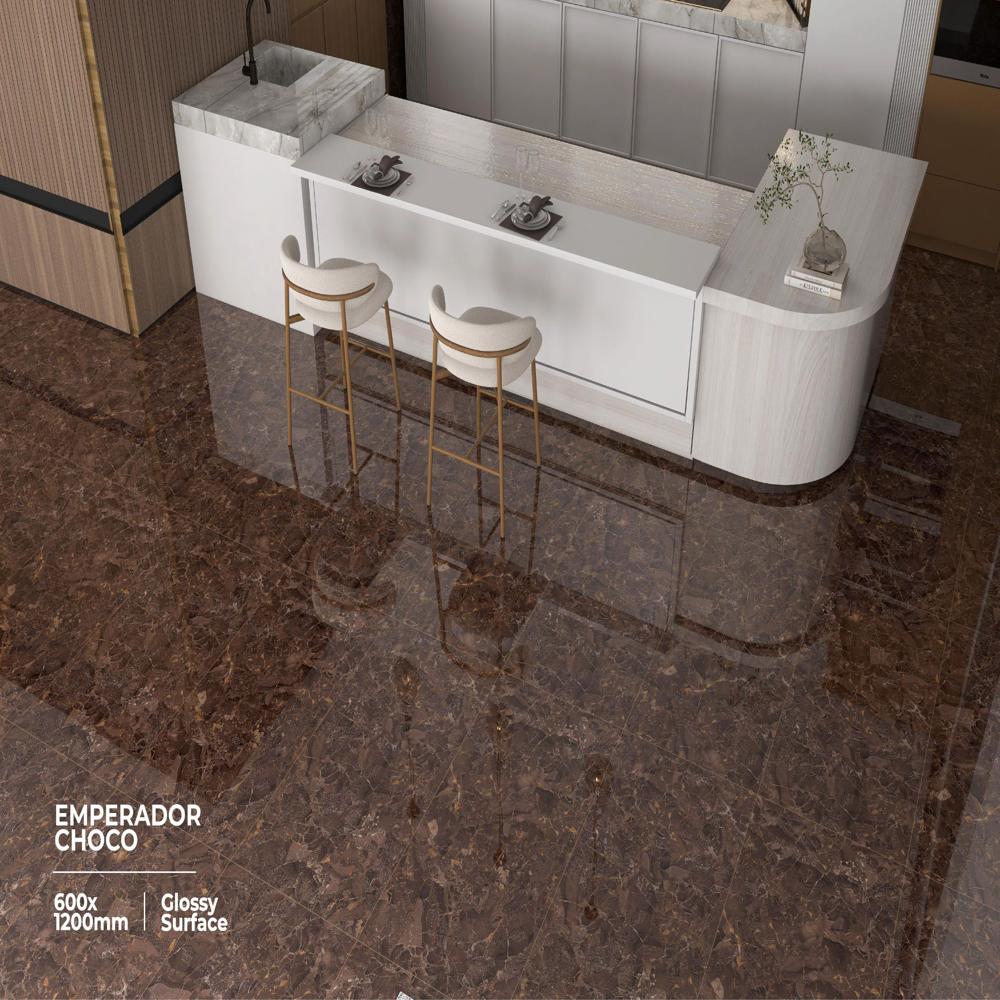 glossy vitrified tile
