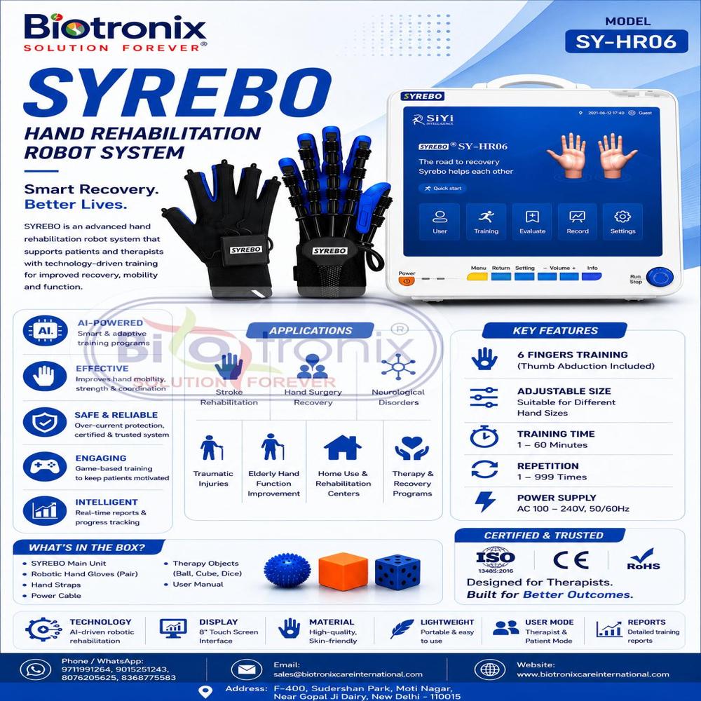 Advanced Hand Mobility Robotic Therapy Equipment