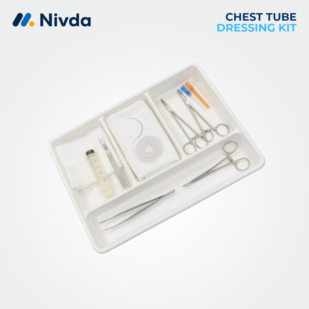 Disposable Chest Tube Dressing Set