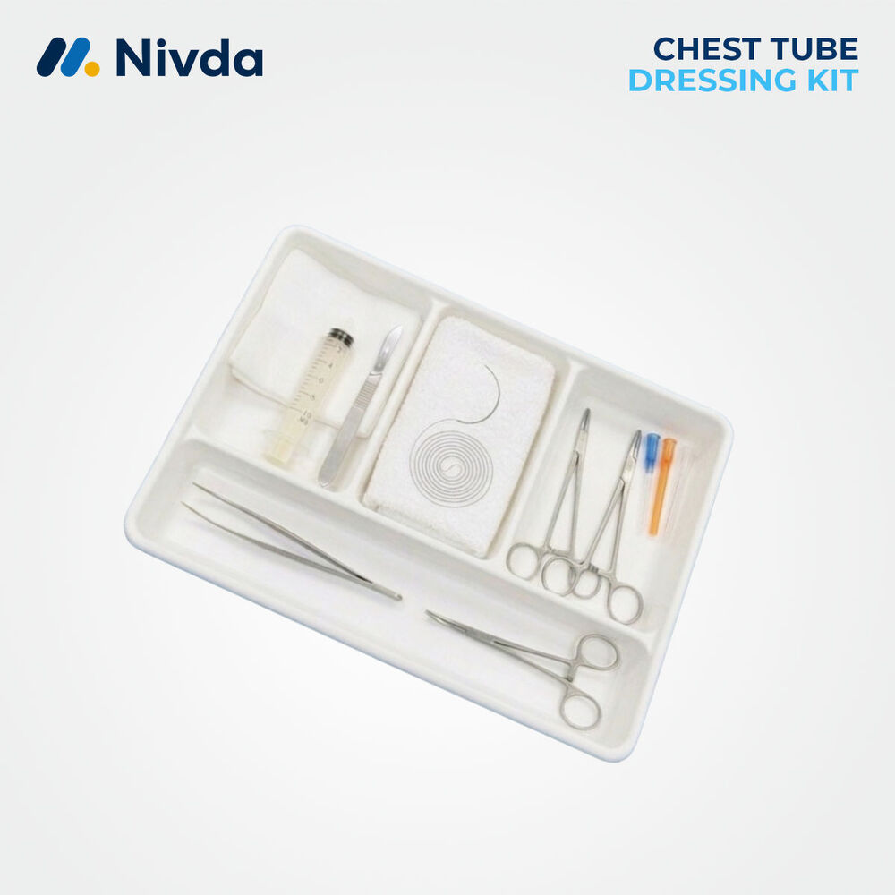 Disposable Chest Tube Dressing Set