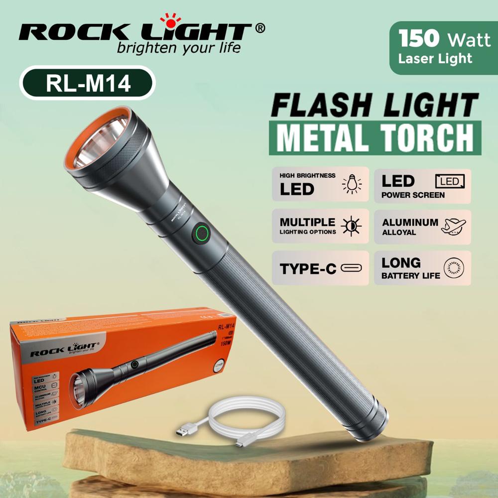 ROCK LIGHT RL-M14 METAL TORCH