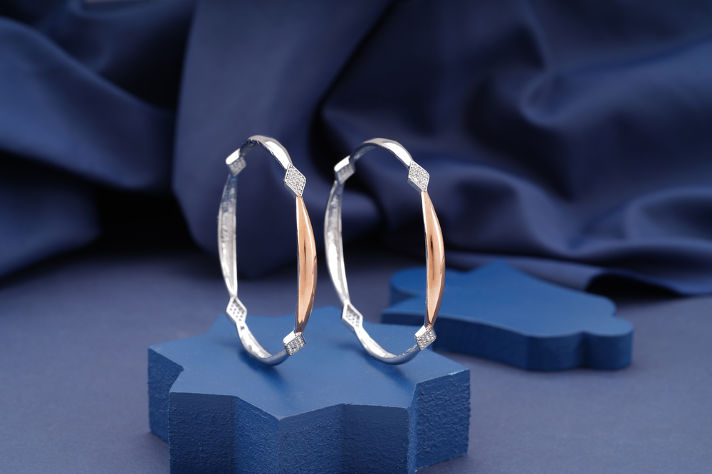 Silver PVD Bangles