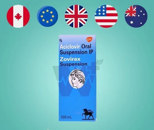 Acyclovir Zovirax Syrup 100ml