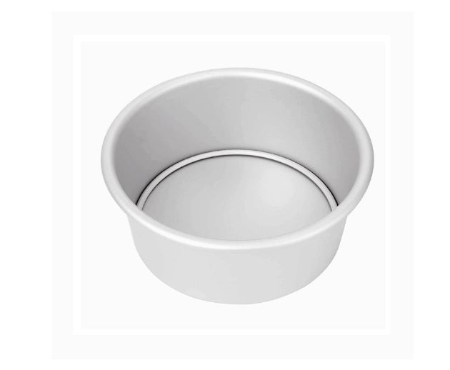 CAKE MOULD ROUND LOOSE BOTTOM ALUMINIUM ANODIES