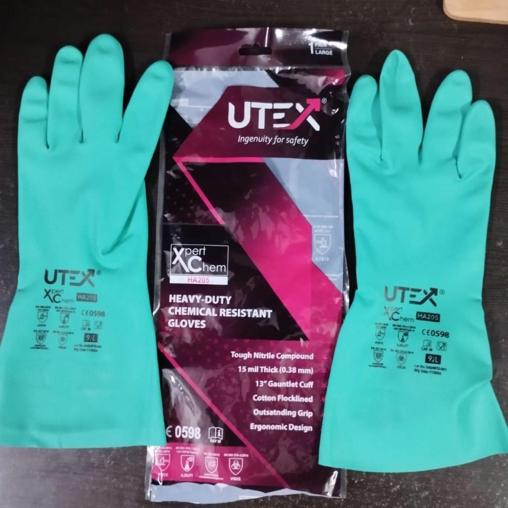 Utex HA205 Nitrile Rubber Hand Gloves
