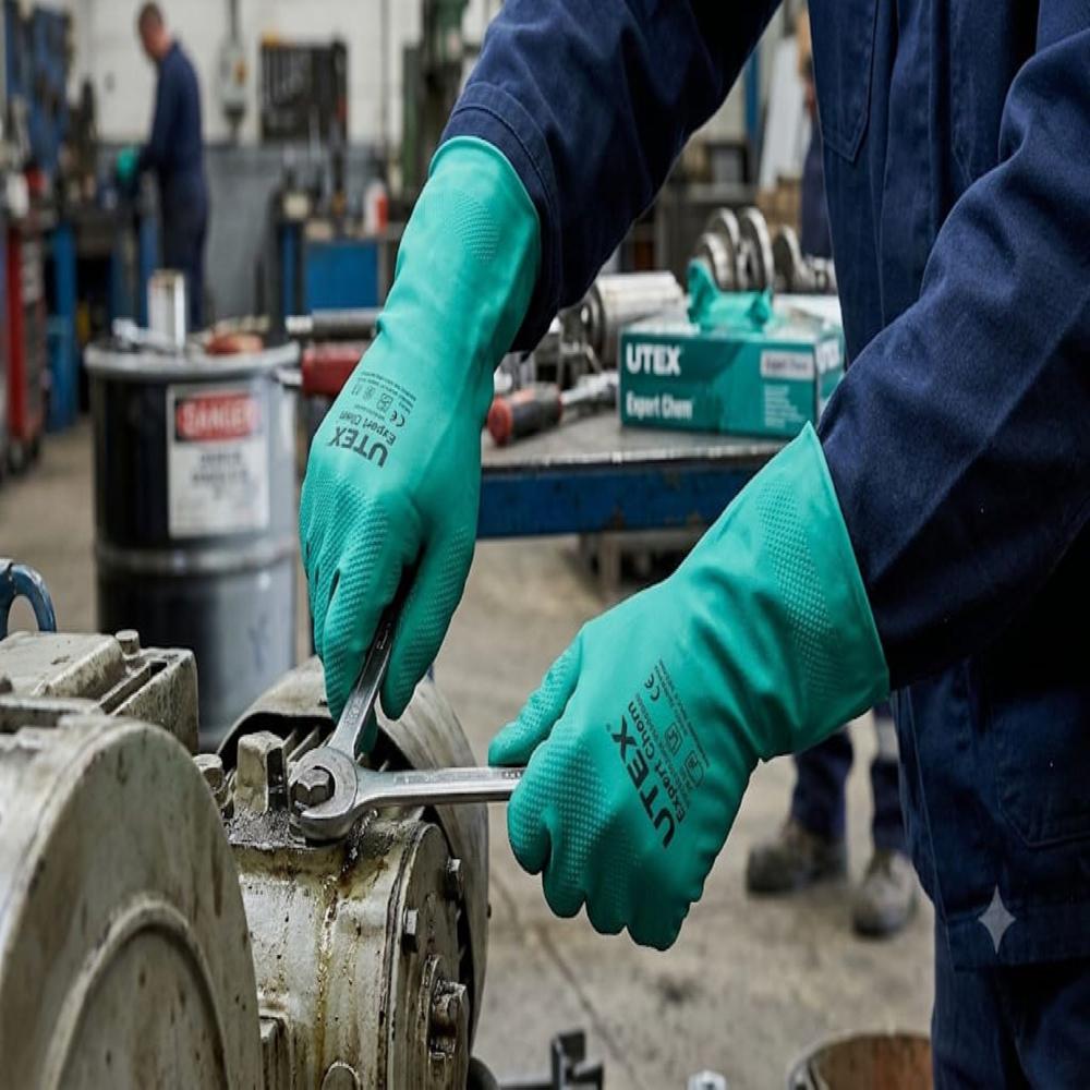Utex HA205 Nitrile Rubber Hand Gloves