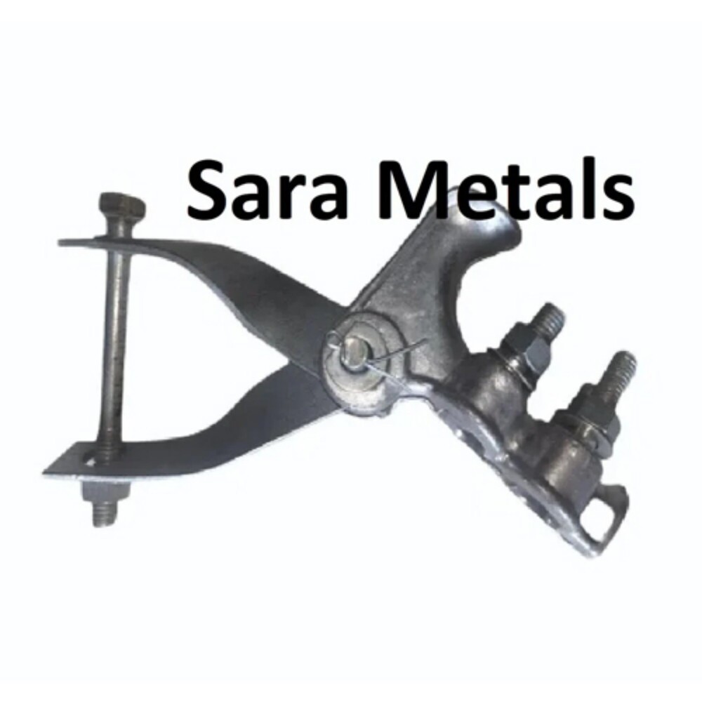 2 Bolt Tnc Hardware Fitting - High-quality Metal, Polished Silver Finish | Rust-free, Easy Installation, Durable Support