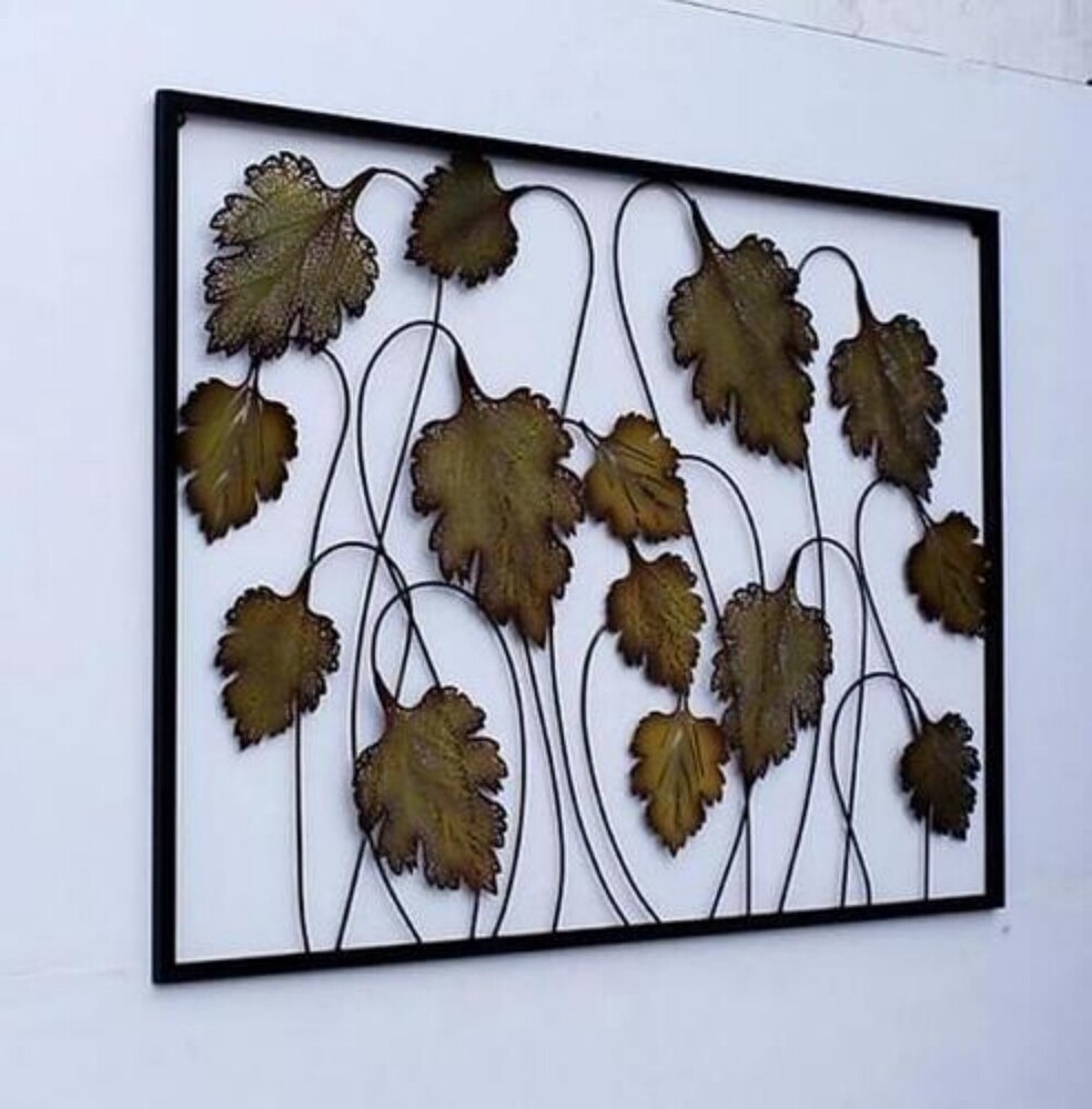 Decorative Wall Art - Metal, 24x36 Inches, Gold | Elegant Design, Durable Material, Easy Installation, Modern Style, Wall Mounted