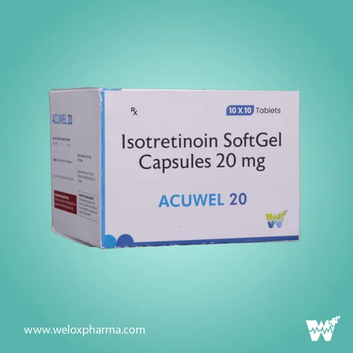 Acuwel 20 Isotretinoin SoftGel Capsules 20 mg