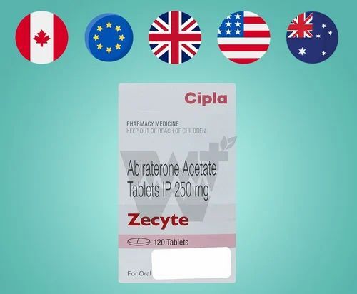 Abiraterone Zecyte 250mg Tablet, Strip