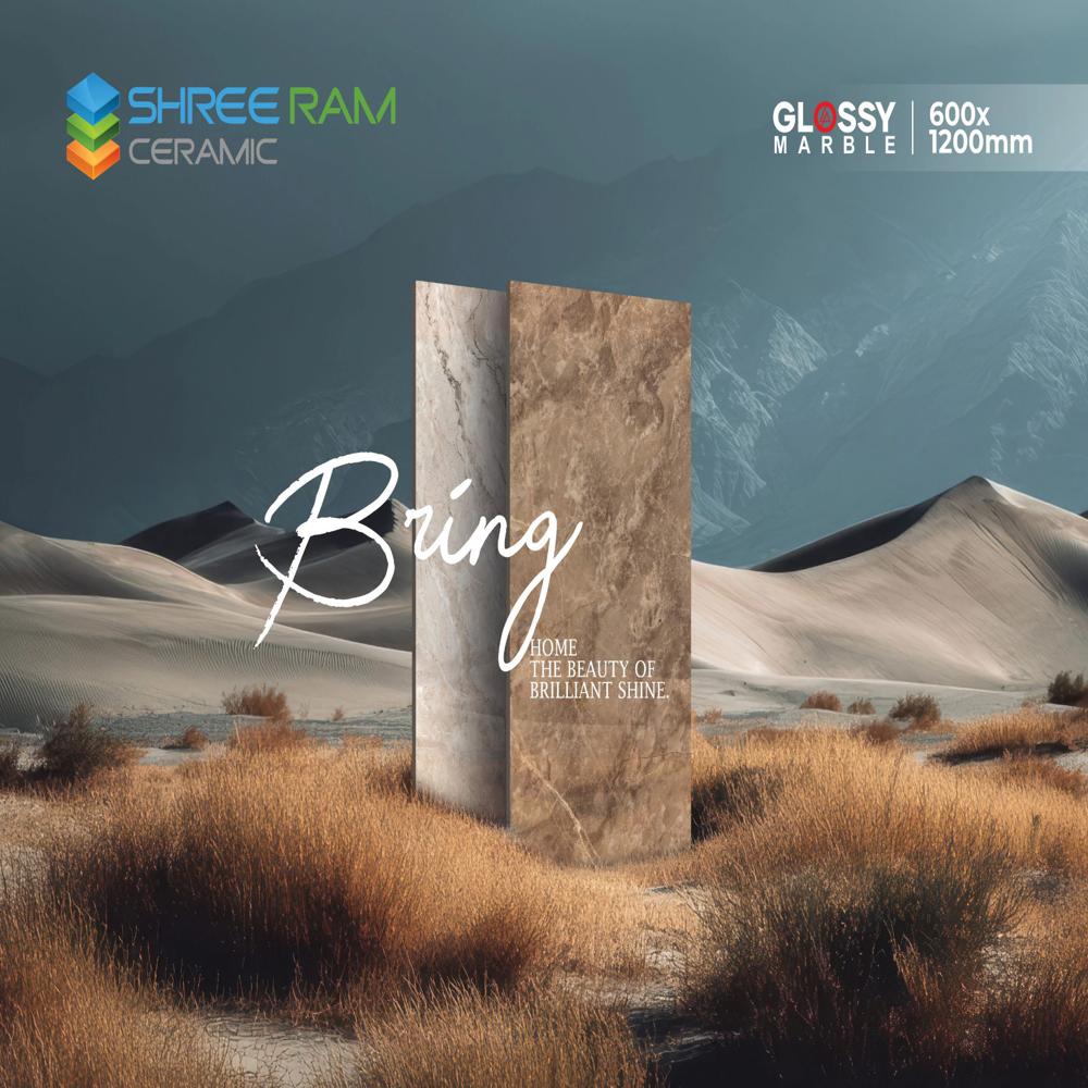 Elite Surface Glossy Vitrified Tile - Color: Multi