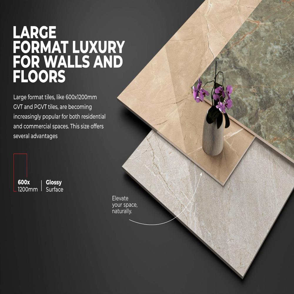 Elite Surface Glossy Vitrified Tile - Color: Multi