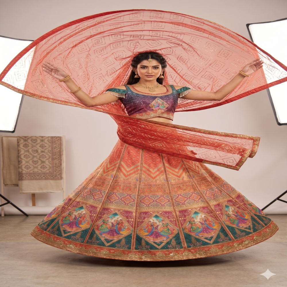 CTP-60260 Navaratri Special Lehenga Choli