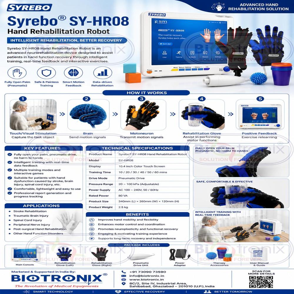 Smart Robotic Glove for Repetitive Hand Training