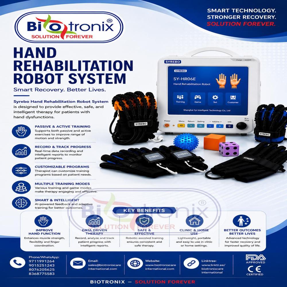 SYREBO C12 Hand Physiotherapy Rehabilitation System