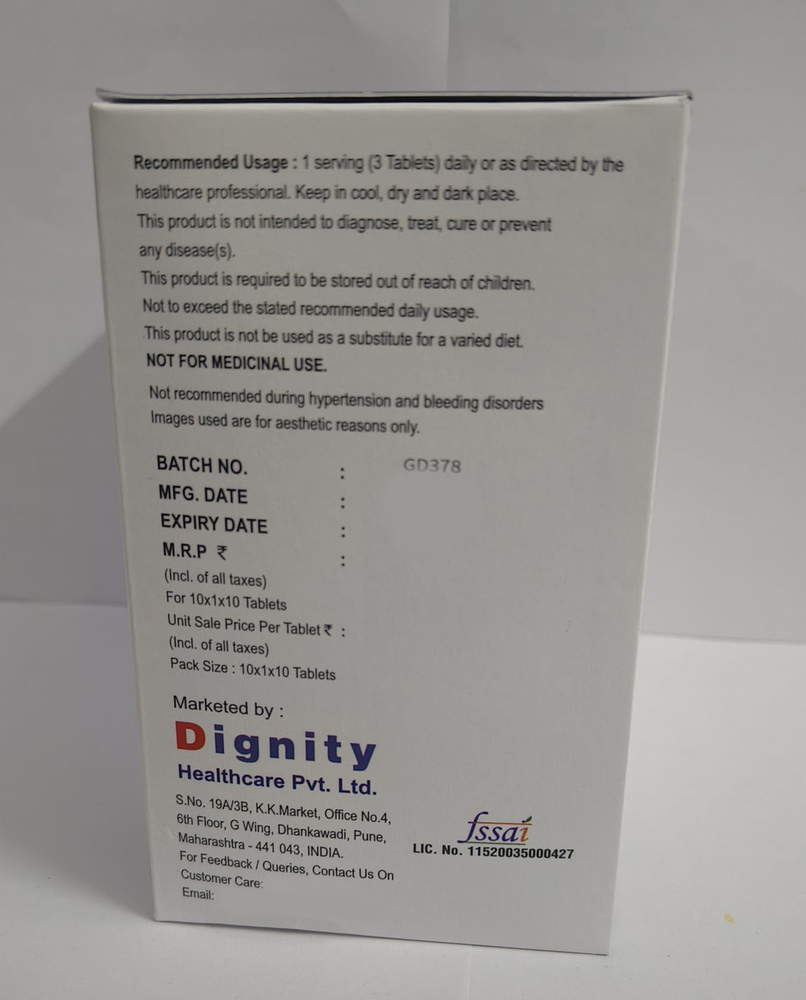Glucosamine HCL Cissus Quadrangularis Tablets