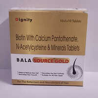 Biotin With Calcium Pantothenate N Acetylcysteine And Mineral Tablets