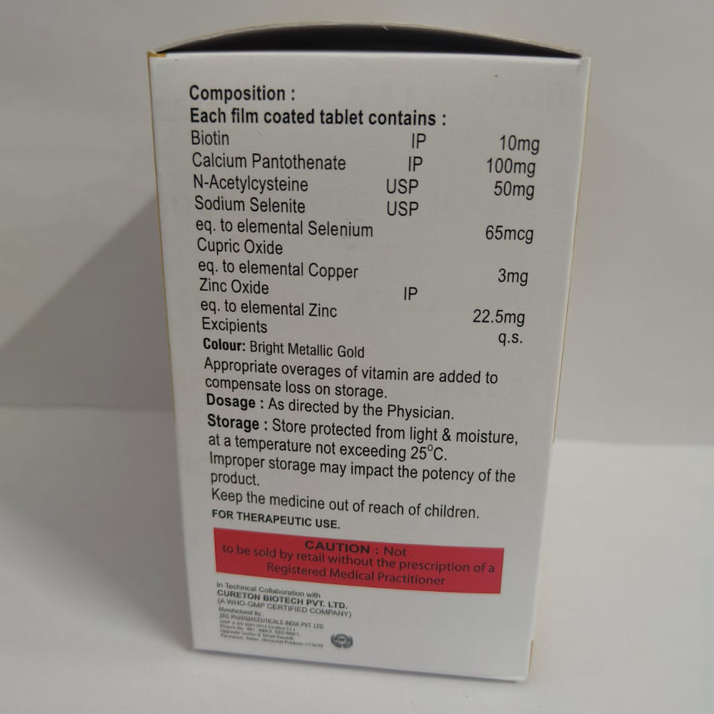 Biotin With Calcium Pantothenate N Acetylcysteine And Mineral Tablets