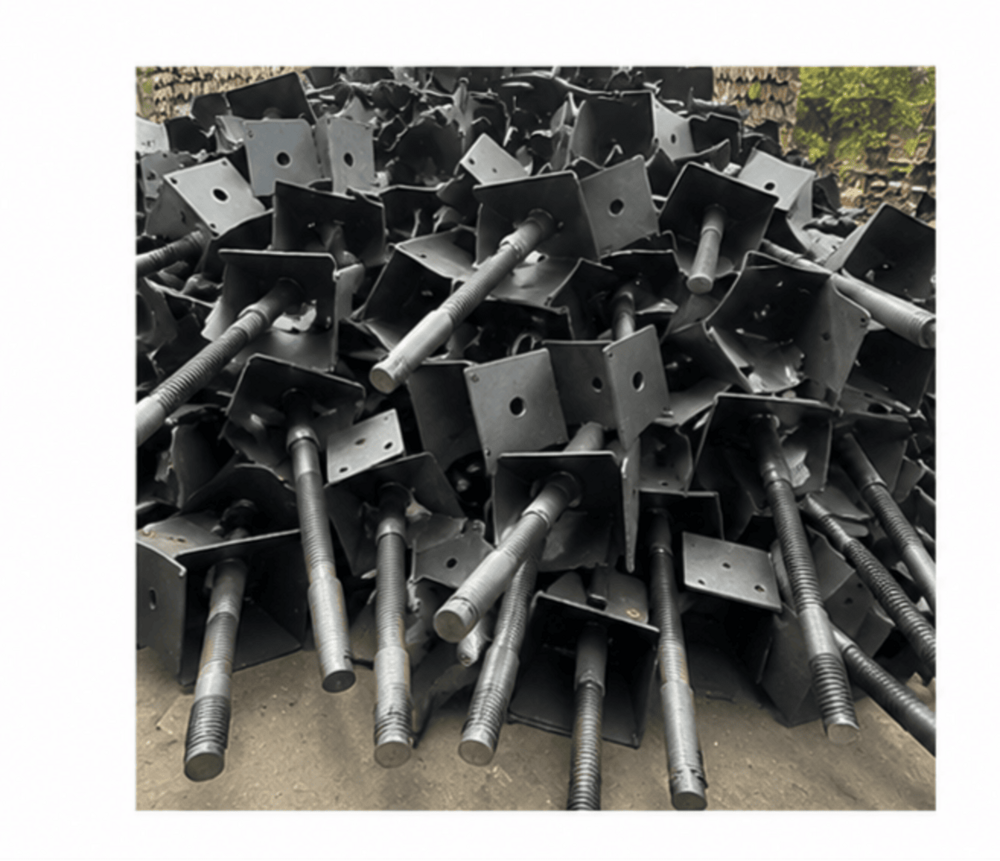 Adjustable Mild Steel Hollow Pipe U Head Jack
