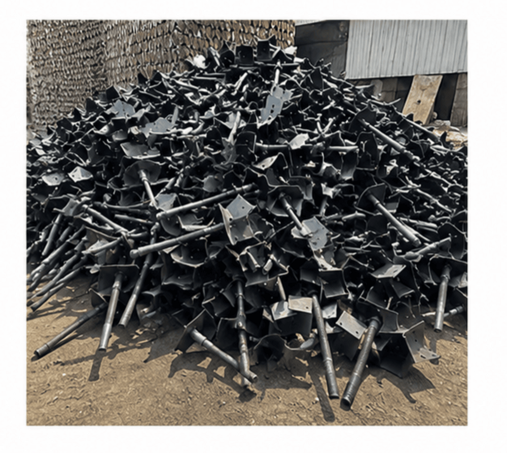 Adjustable Mild Steel Hollow Pipe U Head Jack
