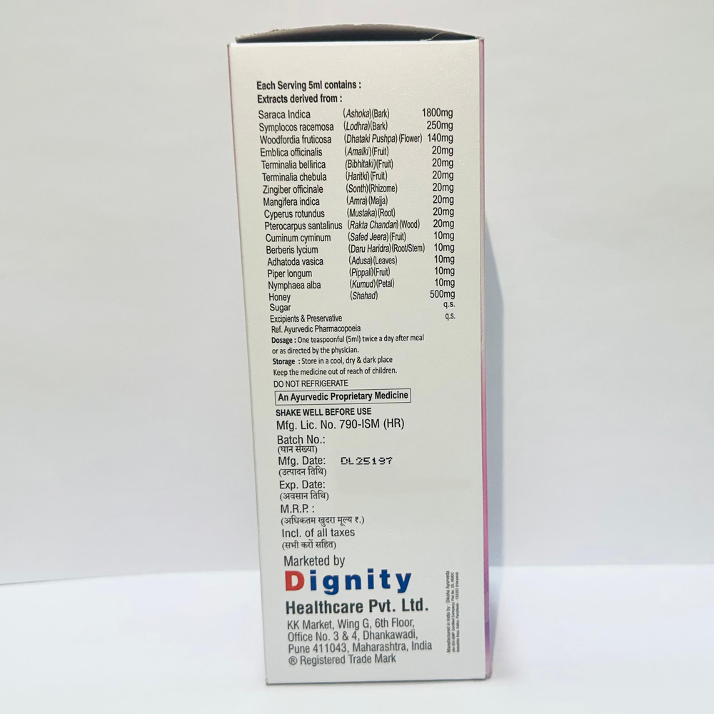 200ml Ayurvedic Uterine Syrup For Health And Appetite Enhancer